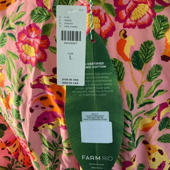 FARM Rio Painted Bananas Mini Dress
Size Large
NEW WITH TAGS - Picture 6 of 6